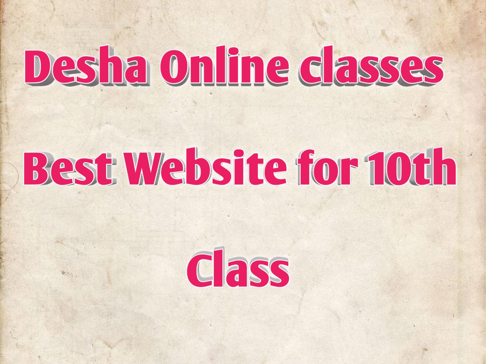 Best Website for 10th class
